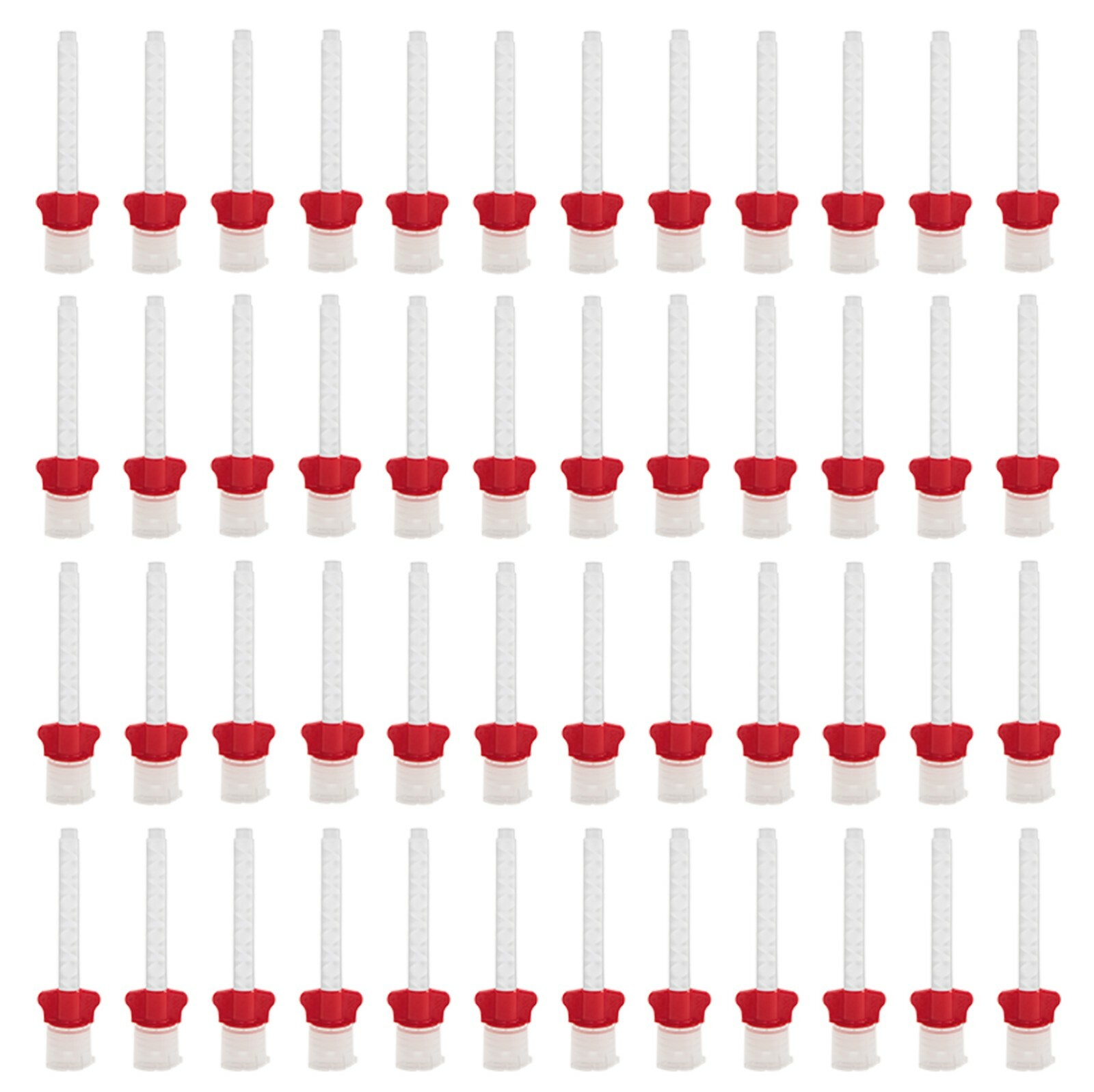 48/50Pcs DX-Mixer Dental Mixing Tips Impression Material 4.2/5.4/6.5mm 1:1/10:1