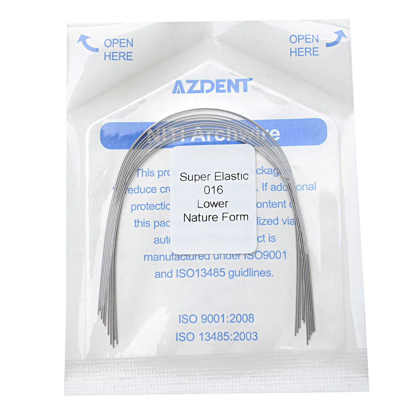 Dental Orthodontic Super Elastic NITI Arch Wire Round Ovoid/Square/Natural
