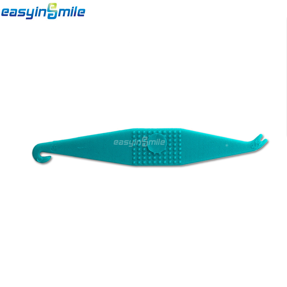 100X Orthodontic Elastic Placer for Braces–Elastic Rubber Band Placers MixColor