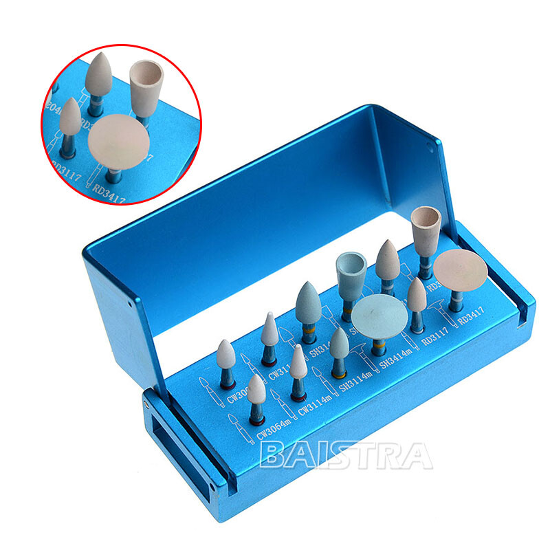 Dental Polishing Kit Composite & Porcelain& Zirconia for Low Speed Contra Angle