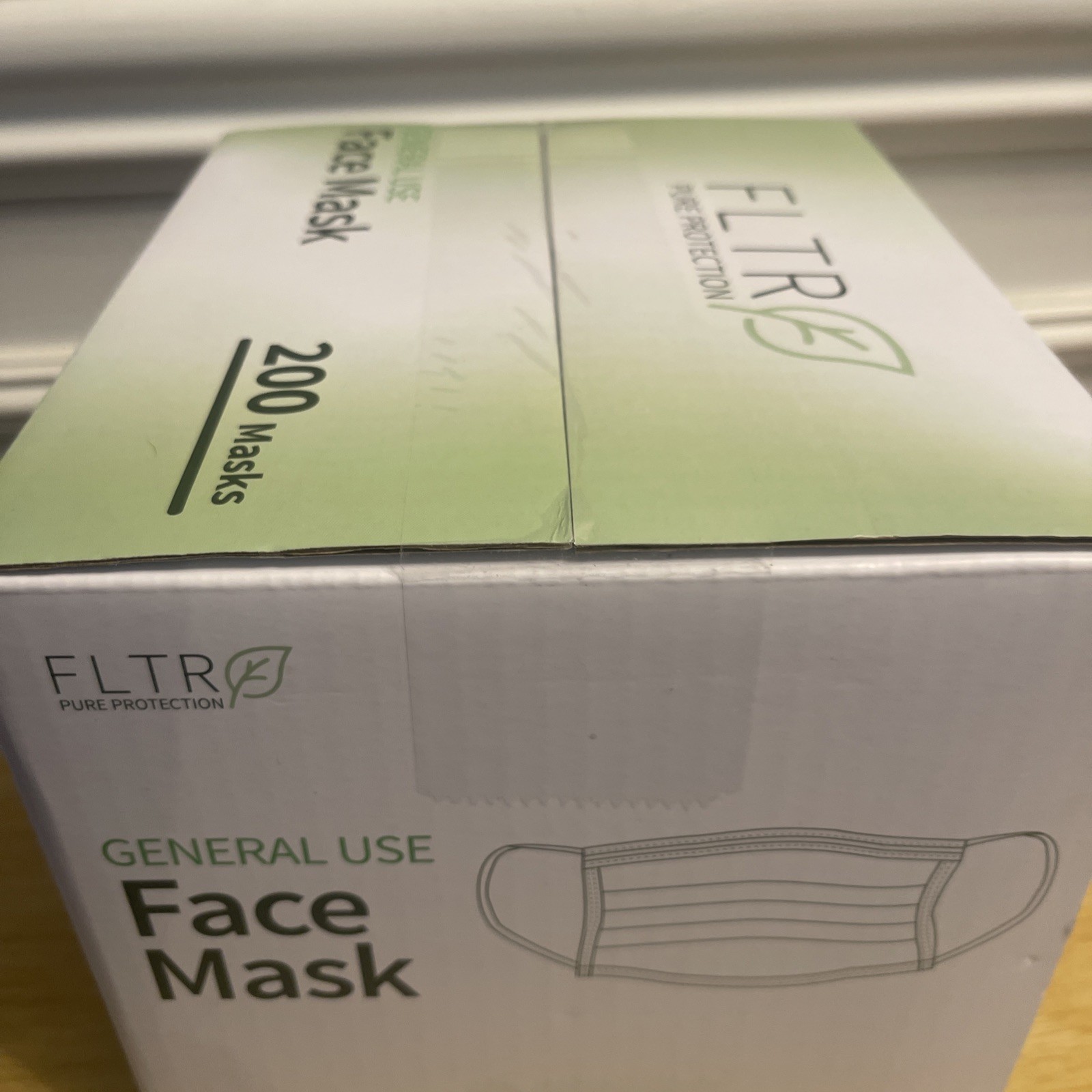 FLTR Pure Protection General Use Face mask 3 Layer/Ear Loop Design 200 Masks