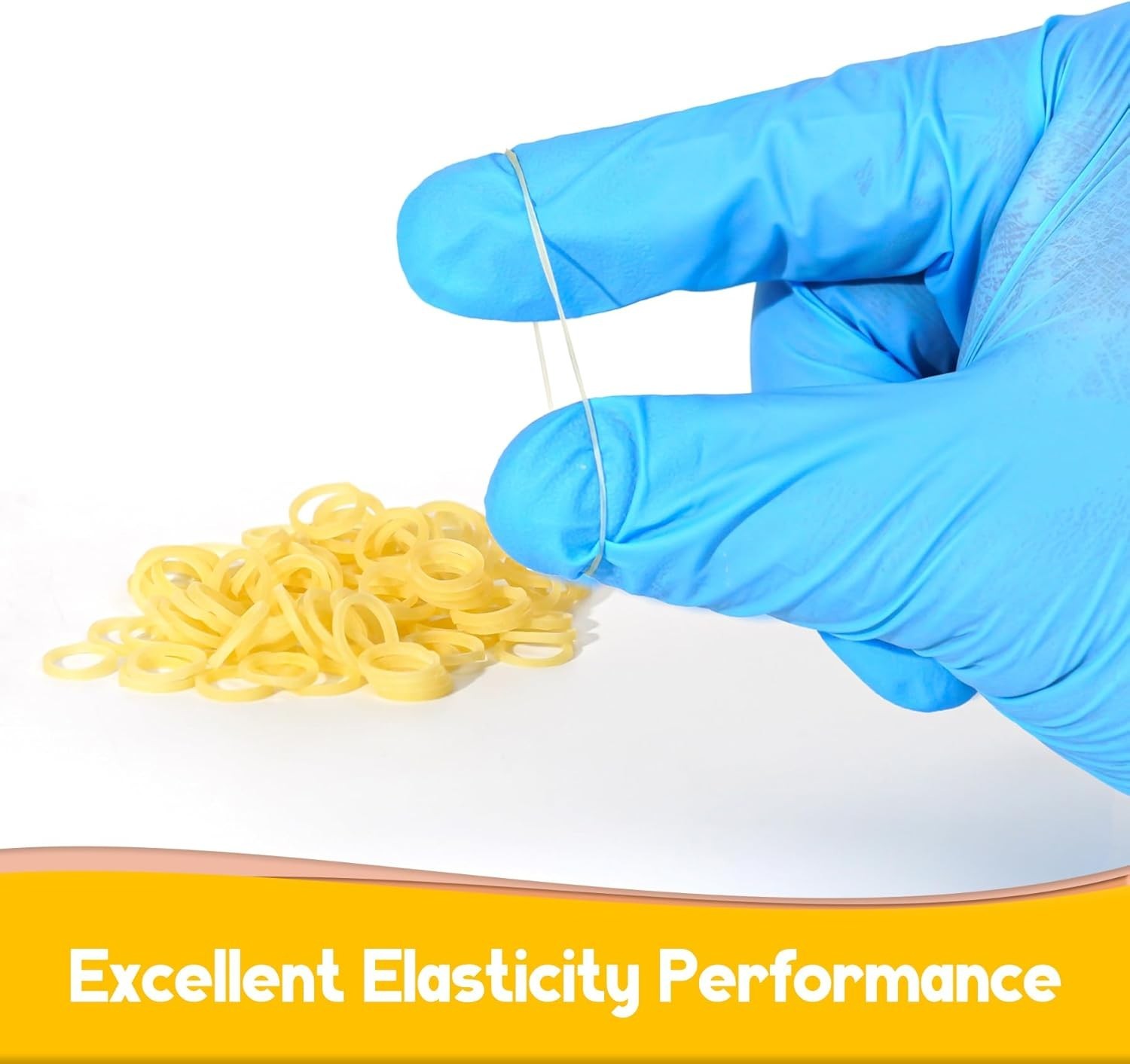 500 Pcs Orthodontic Elastic Rubber Bands, 3.5 Ounces Heavy Dental Rubber Trac…