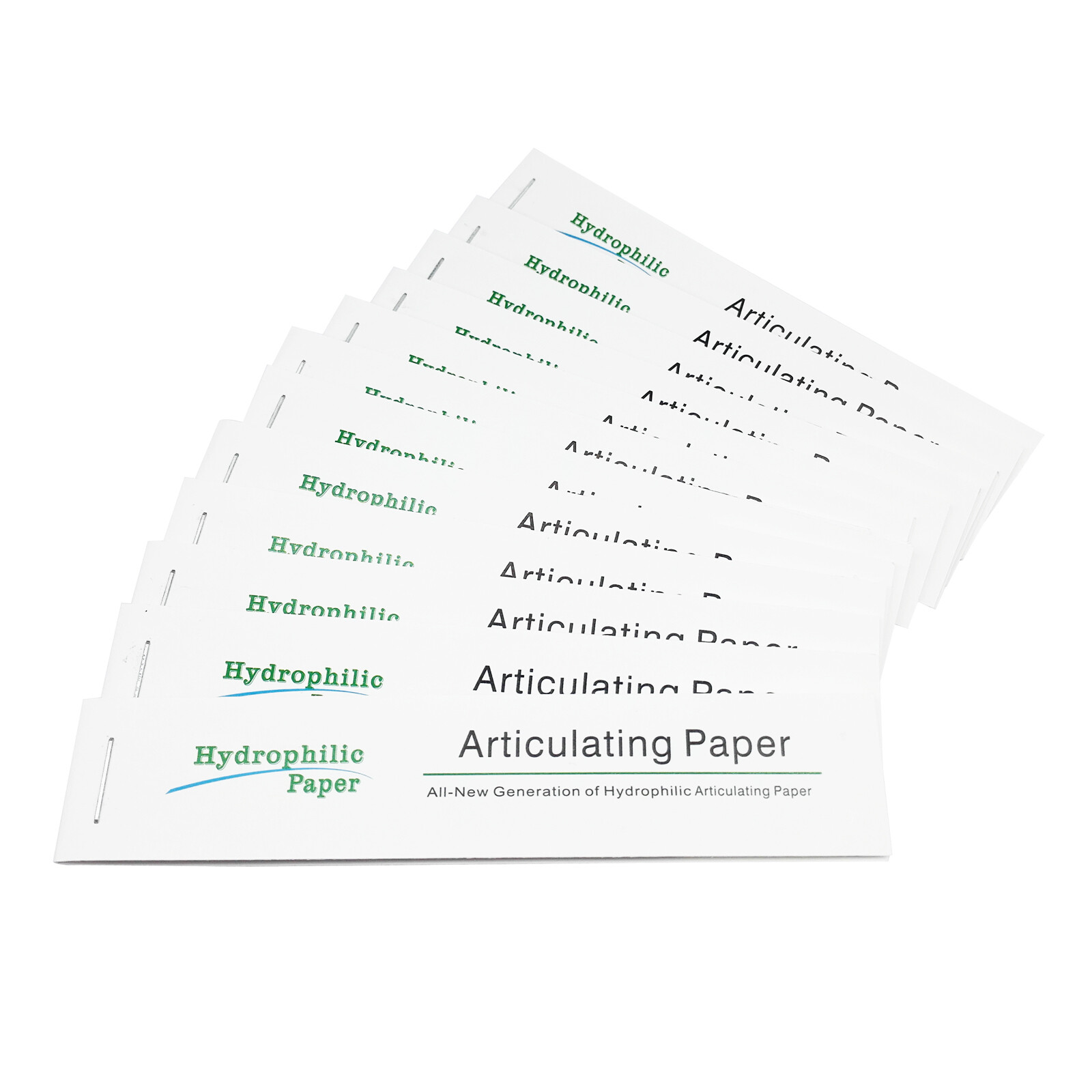 Dental Hydrophilic Paper Articulating paper 12 Books Straight bar type 110*21mm
