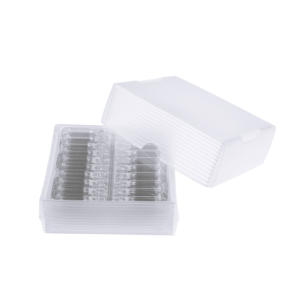 5000pcs 250uL Vial Insert Clear Micro-Insert Glass Polyspring Bottom HPLC LAB GC