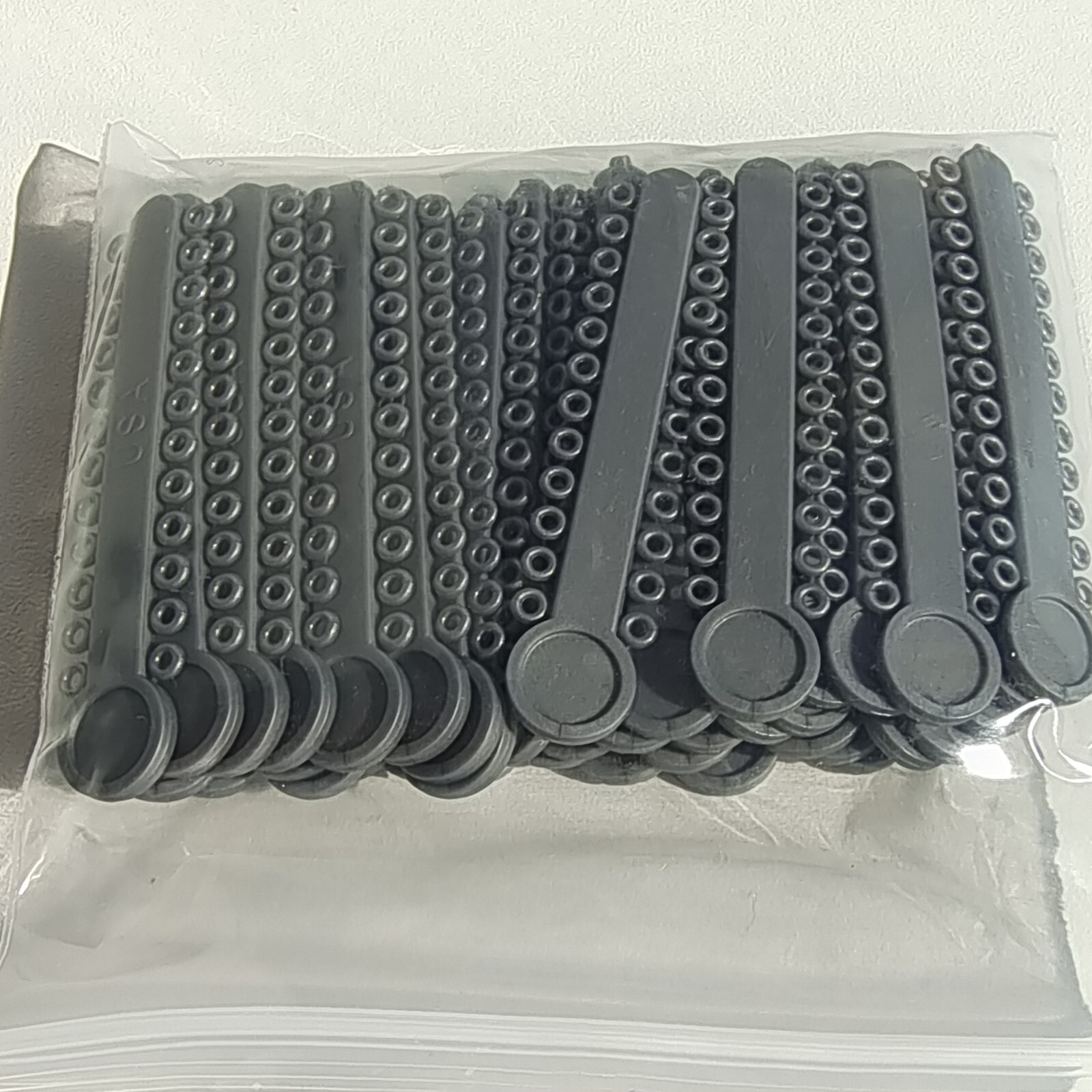 5Packs Dental Orthodontic Ligature Ties (Grey-Colored​）1008Pcs/Pack