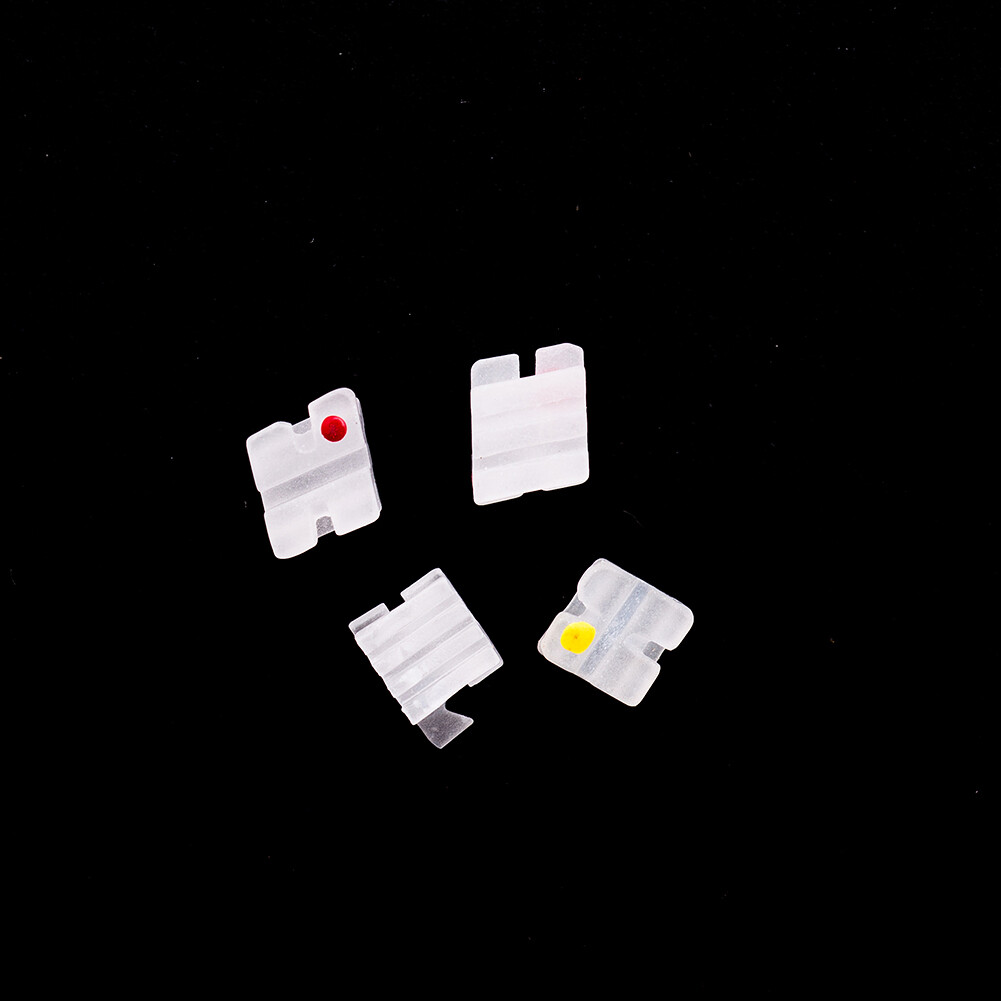 5 Sets Dental Ceramic Orthodontic Brackets ROTH/MBT 0.022 345 Clear Braces