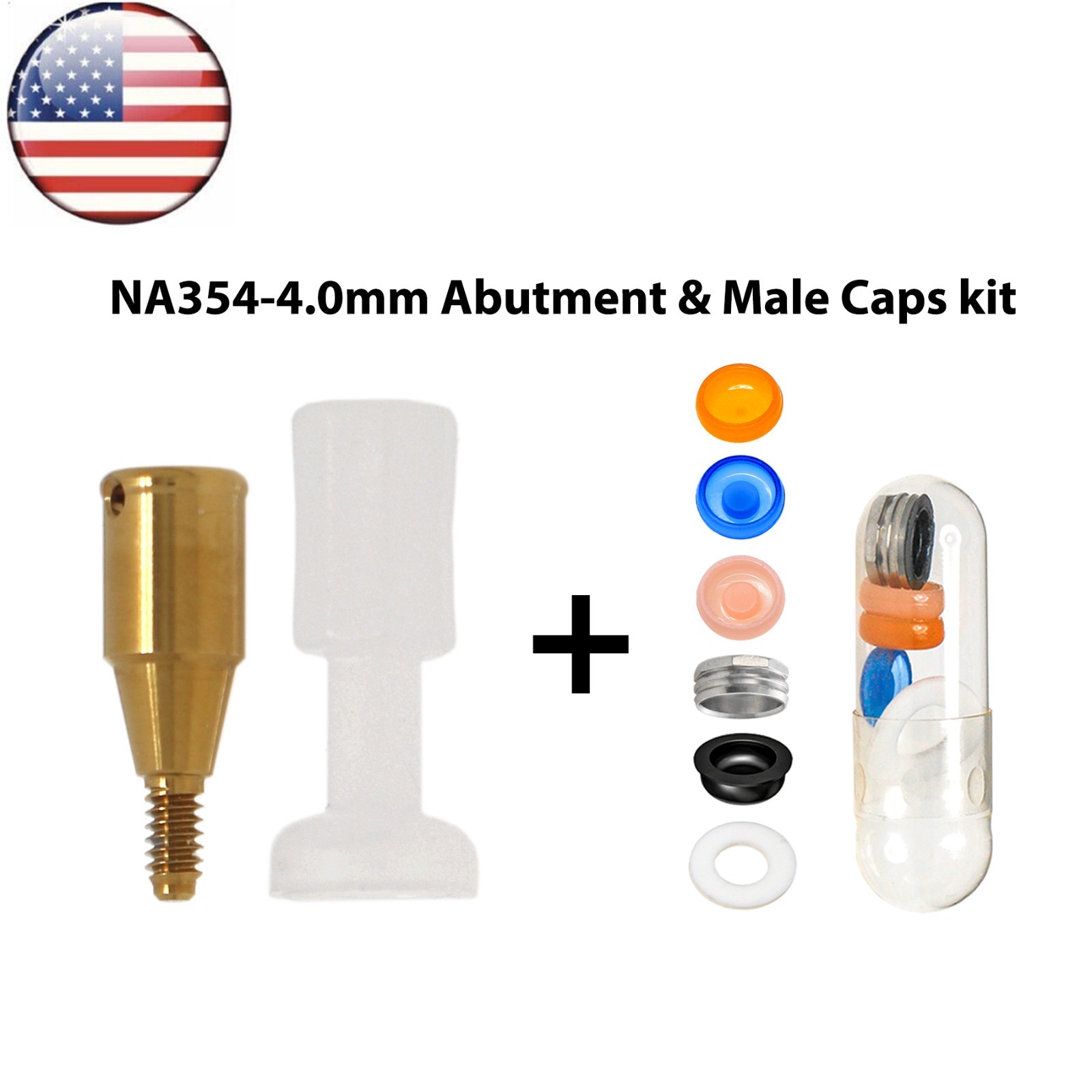 US Dental Locator Tapered Abutment NP Fits Nobel Biocare Active Dia ∅3.5mm