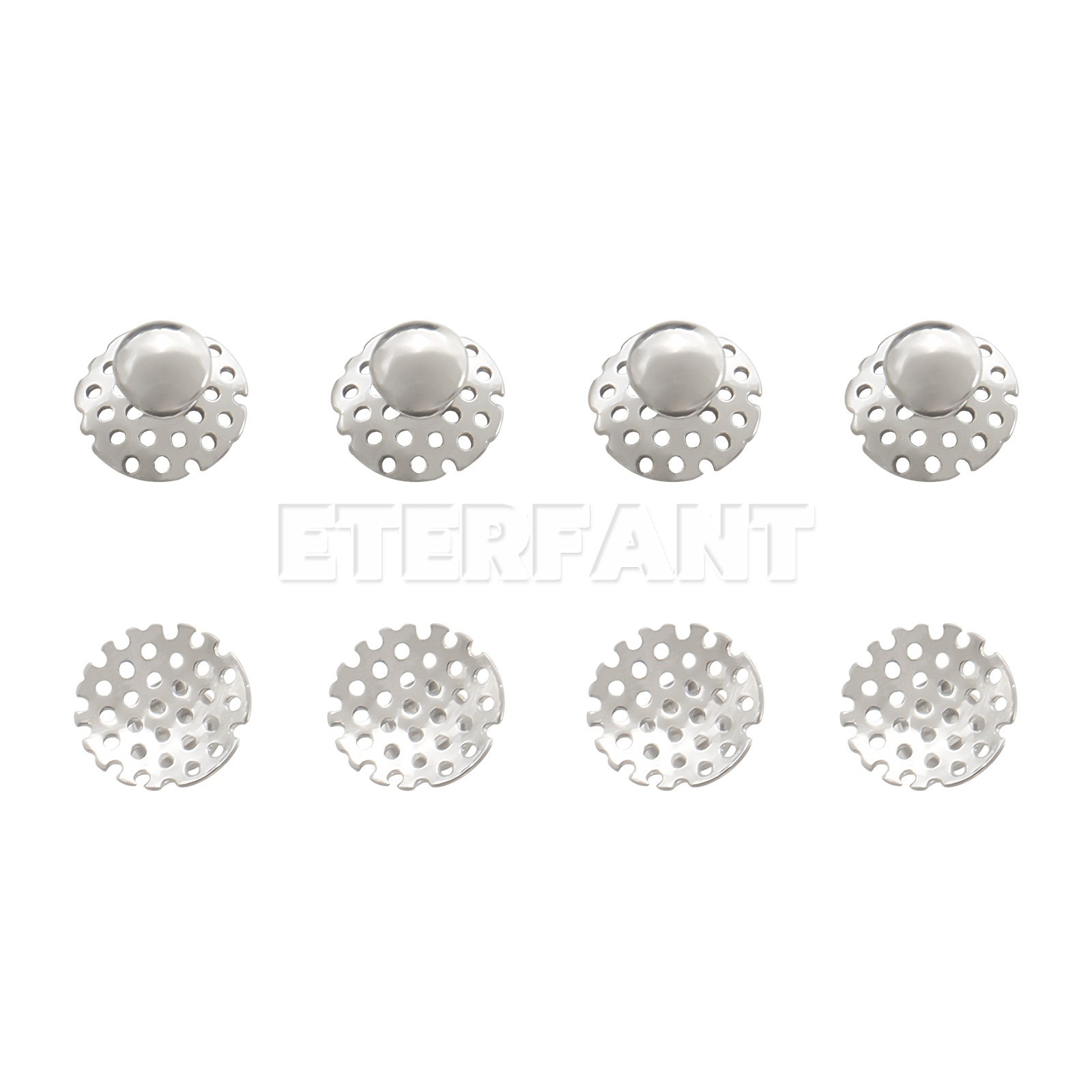 10PCs ETERFANT Dental Ortho Lingual Button Round Traction Hook Bondable US