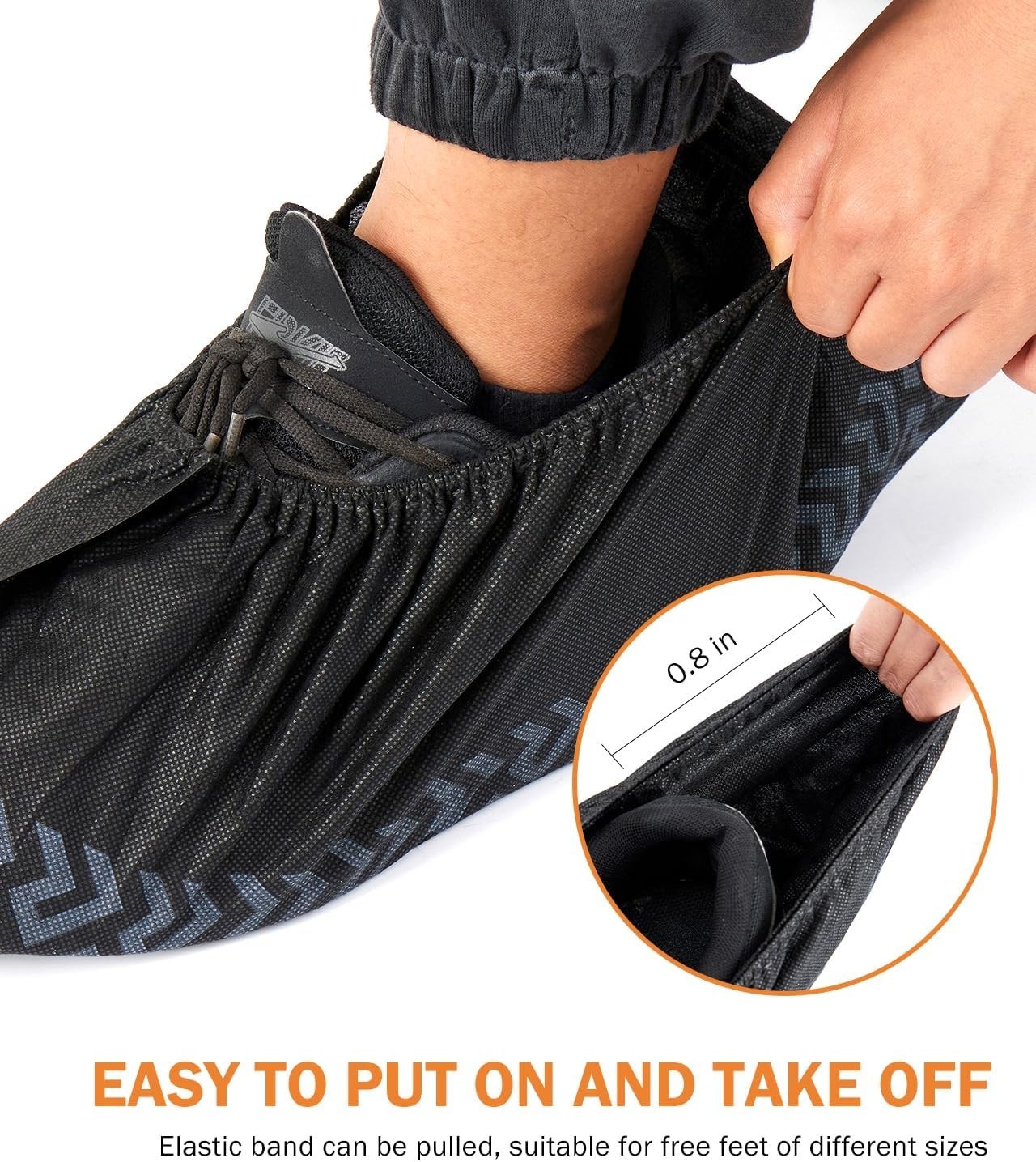 X-Large 100 Pcs Disposable Non-Slip, for Indoors Reusable,Slip-resistant, Dur…