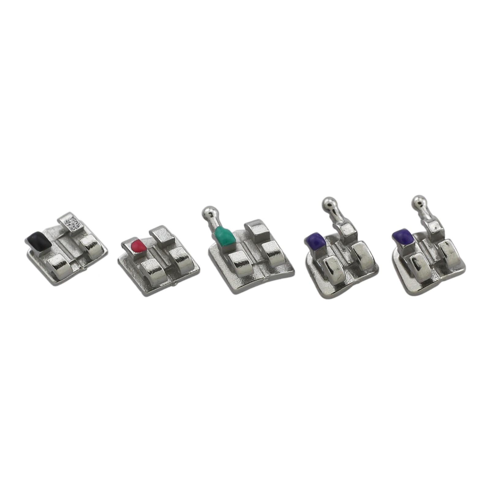 Dental Orthodontic Metal Brackets MIM Brace Mini MBT Roth 018 022 345 Empower AO