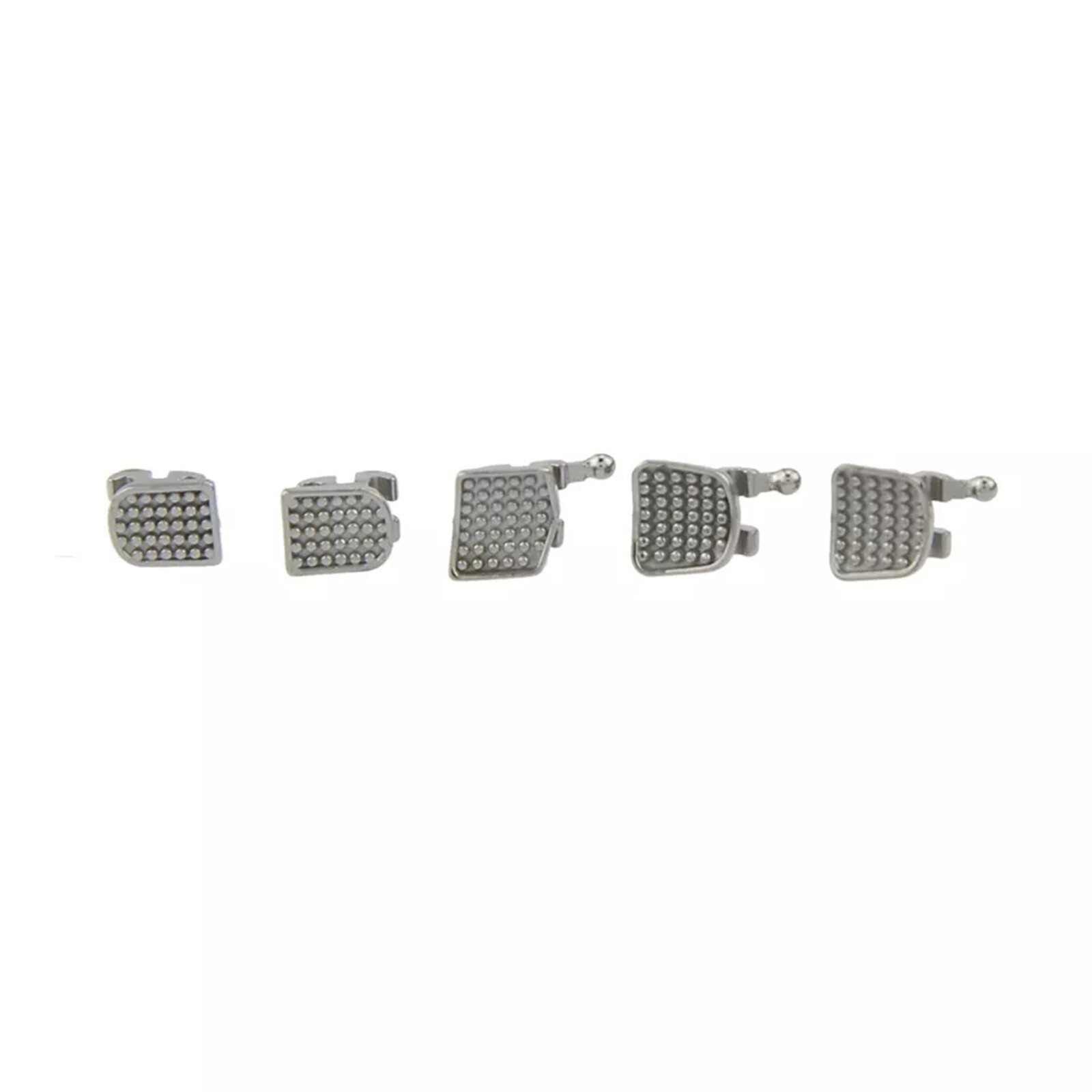 Dental Orthodontic Metal Brackets Braces Mini Roth MBT 018 022 345 Hooks MIM