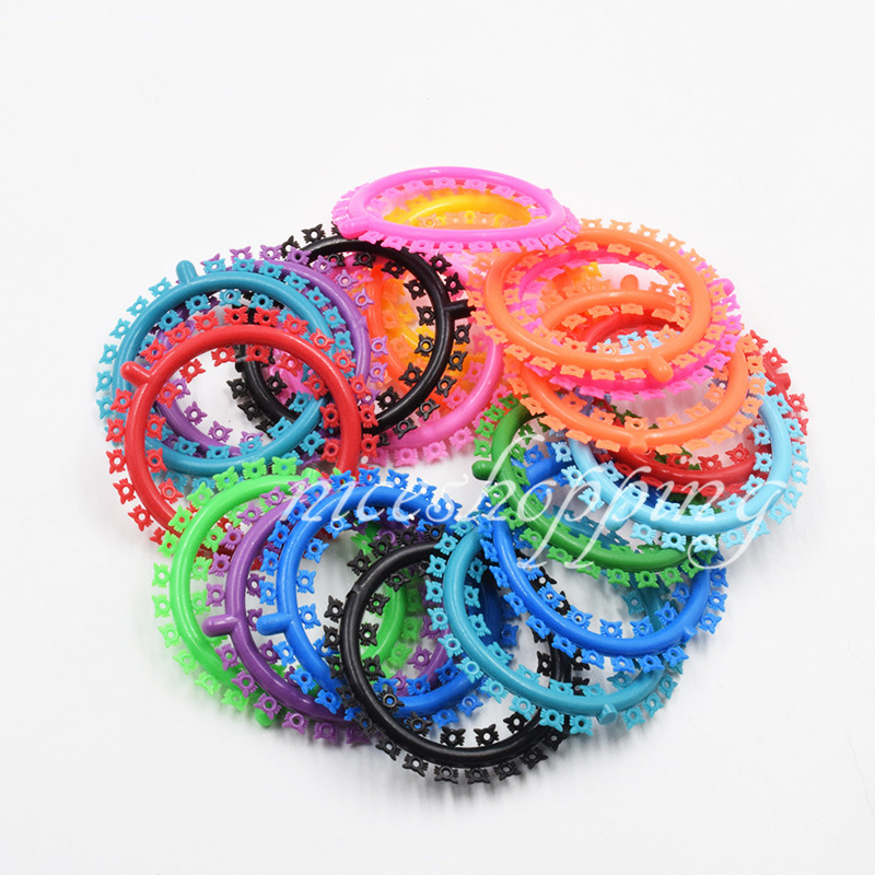 1000 Pcs Dental Orthodontic Elastic Rubber Multi-Colored Cartoon Ligature Tie