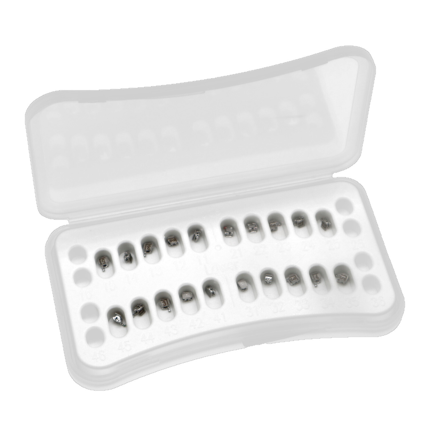 EASYINSMILE Dental self-ligating brackets Orthodontic metal brace ROTH/MBT &Hook