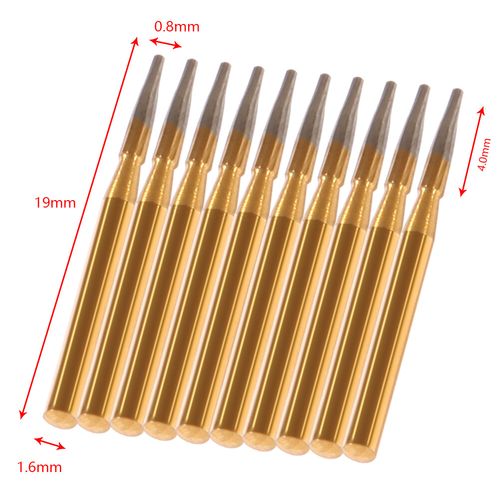 Dental Trimming & Finishing Gold Burs Carbide Bur FG 7901/7902 for High Speed