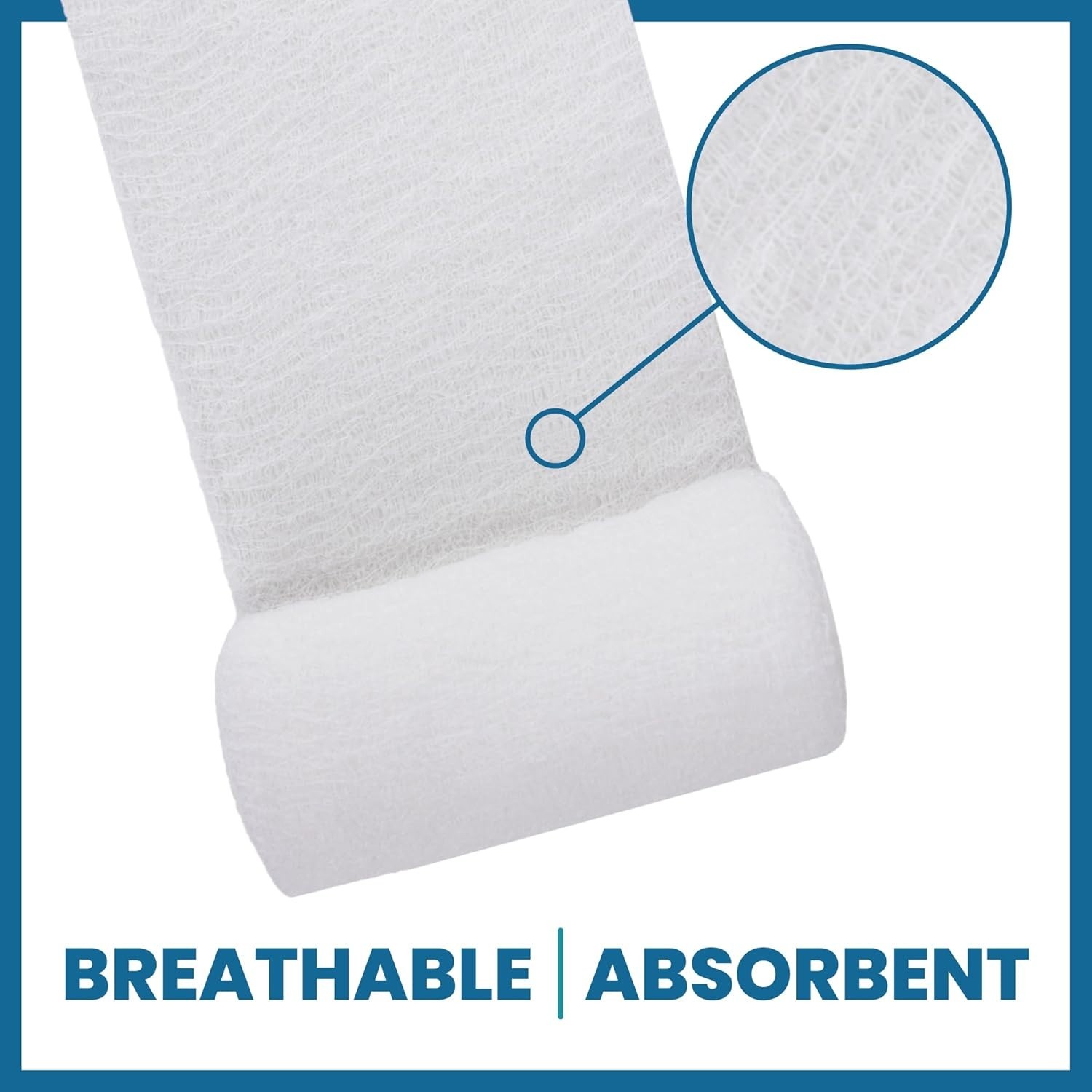 Non-Sterile Kerlix Gauze Roll, 100% Cotton, 6 Ply, 4.5″ X 4.1 Yards, 50/Box
