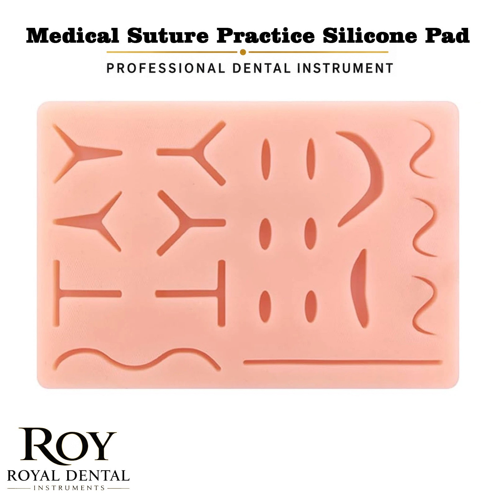 New Medical Skin Suture Practice Silicone Pad Wound Simulated For Training Kit