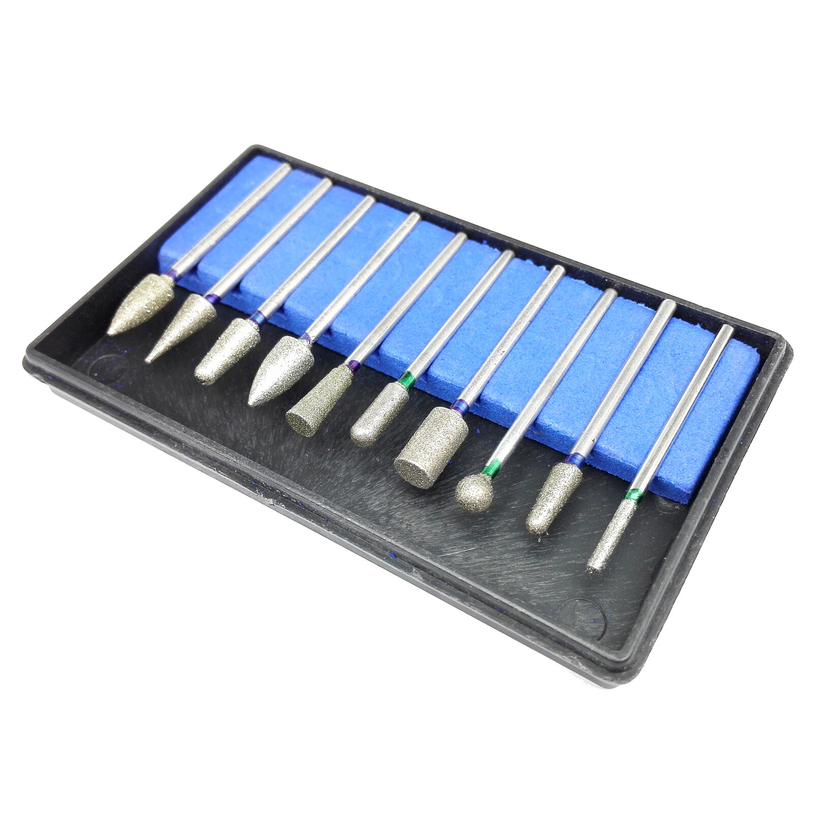 Dental Lab Polishing Bur Drills Tungsten Steel Carbide Burs Burrs 2.35MM 6 Types