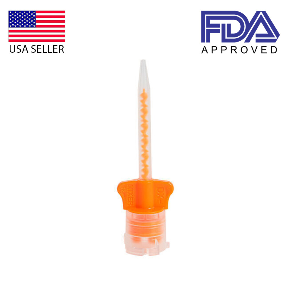 50-1000 Pcs DX-Mixer Dental HP Mixing Tips Crown & Bridge 10:1/4:1 Ratio
