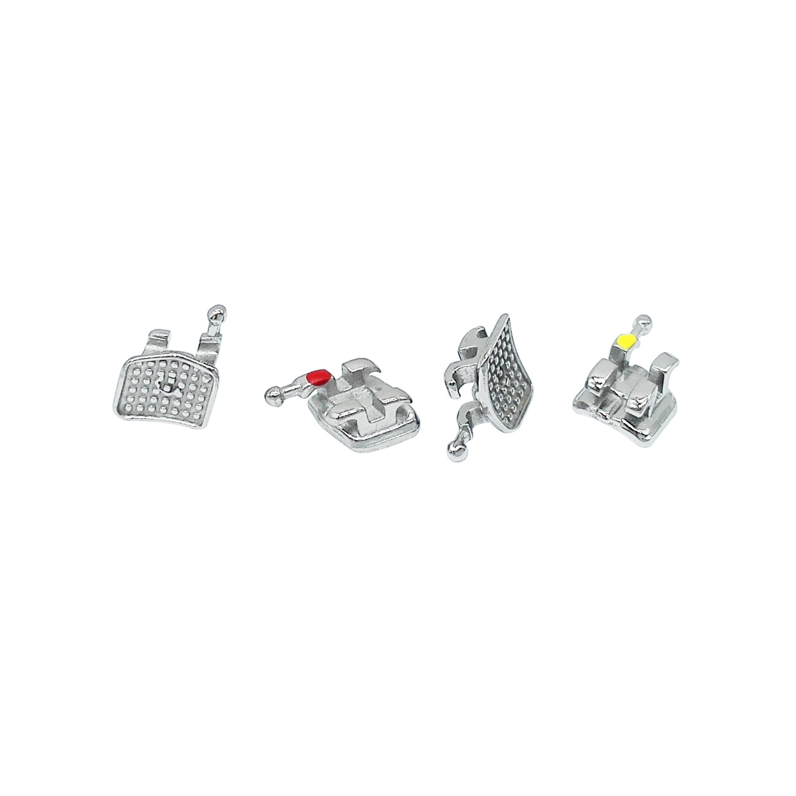 20Pcs PROB Dental Orthodontic Brackets Metal Braces Mini/Standard .022 3/345Hook