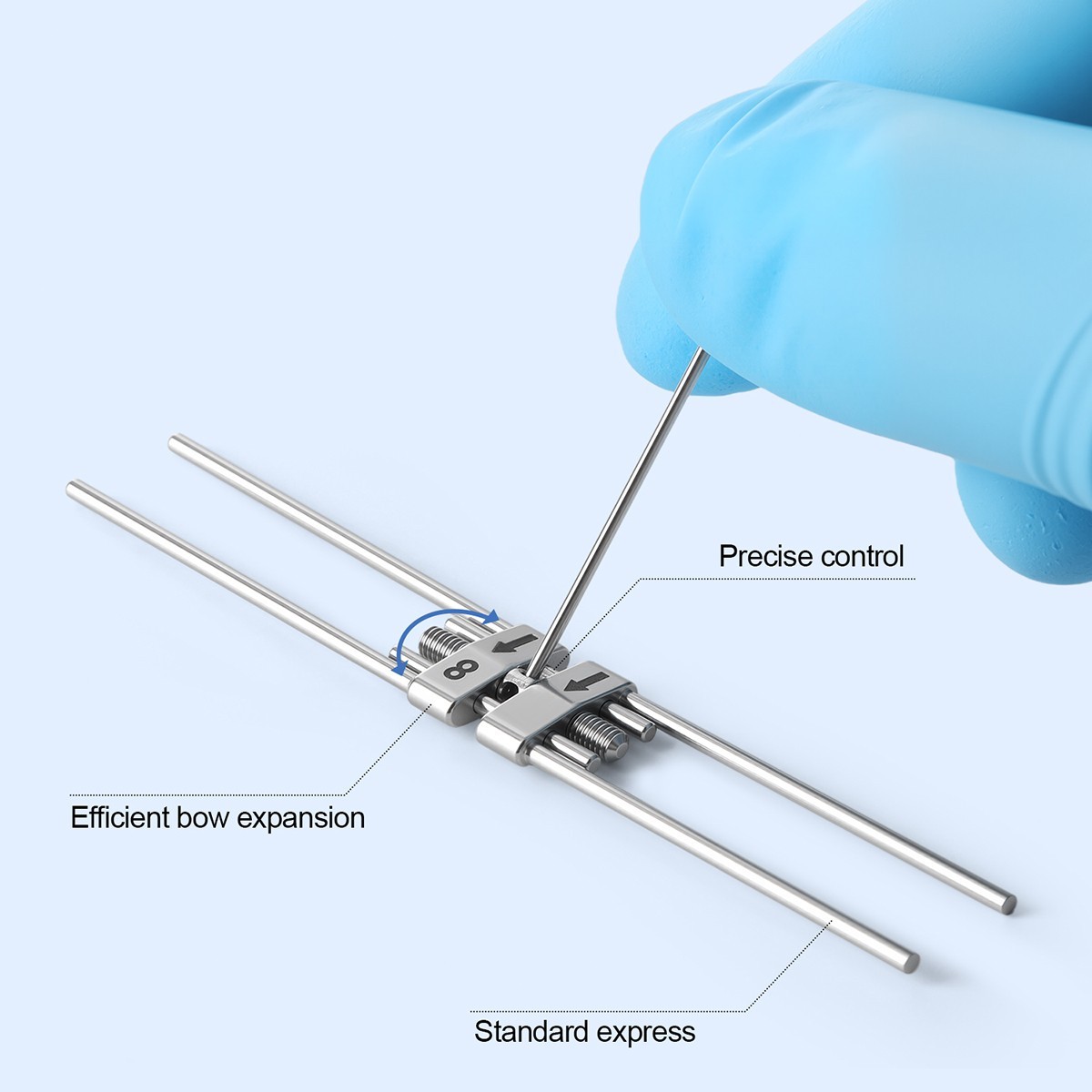 Dental Orthodontic Special Variety Expansion Screw Hyrax Rapid Palatal Expander