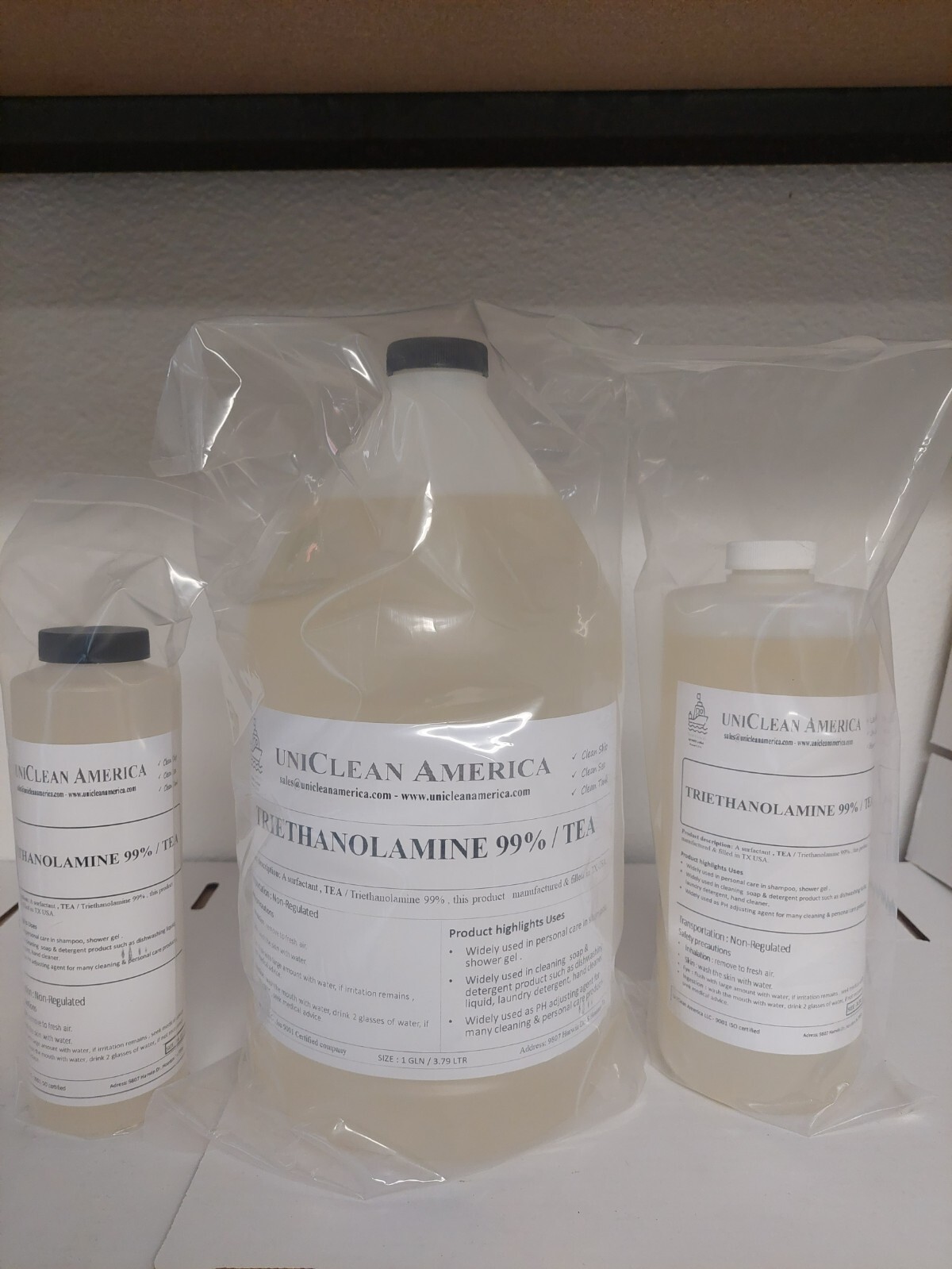 TRIETHANOLAMINE 99% – TEA
