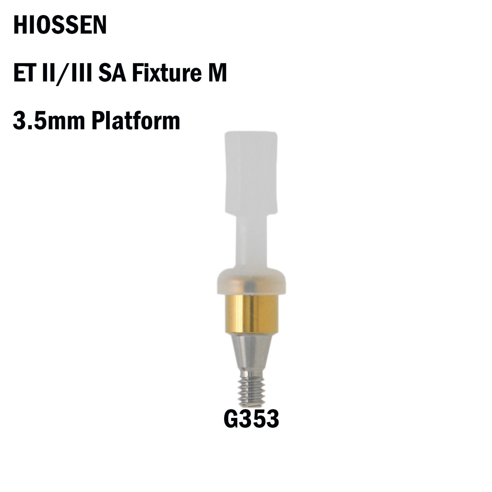 US HIOSSEN ET Dental Mini Locator Abutment 1-6mm GH Overdenture Male Caps Tool