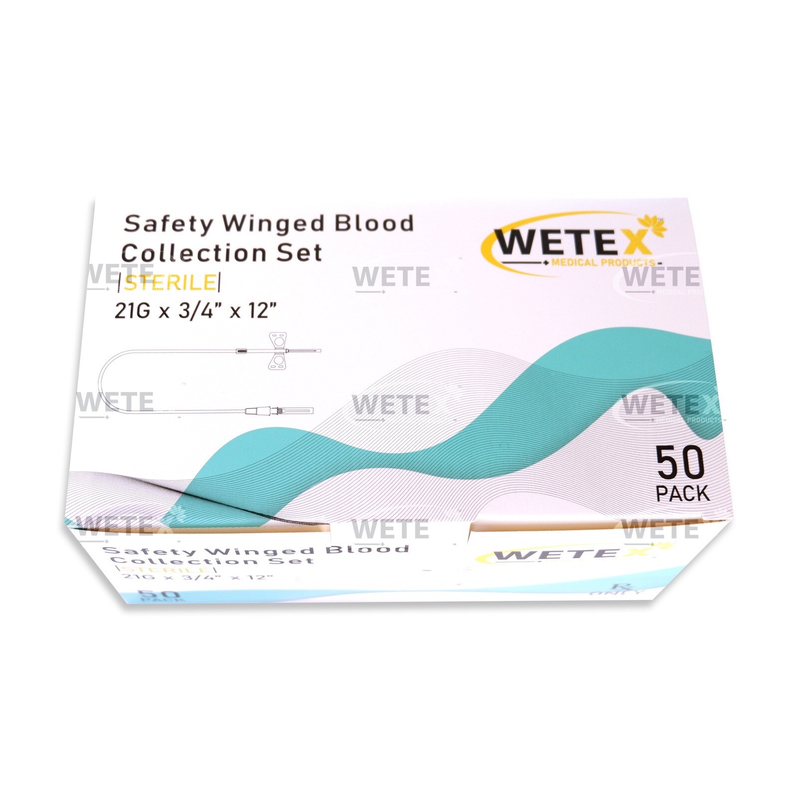Safety Wing Blood Collection Set 21g, 11/2027