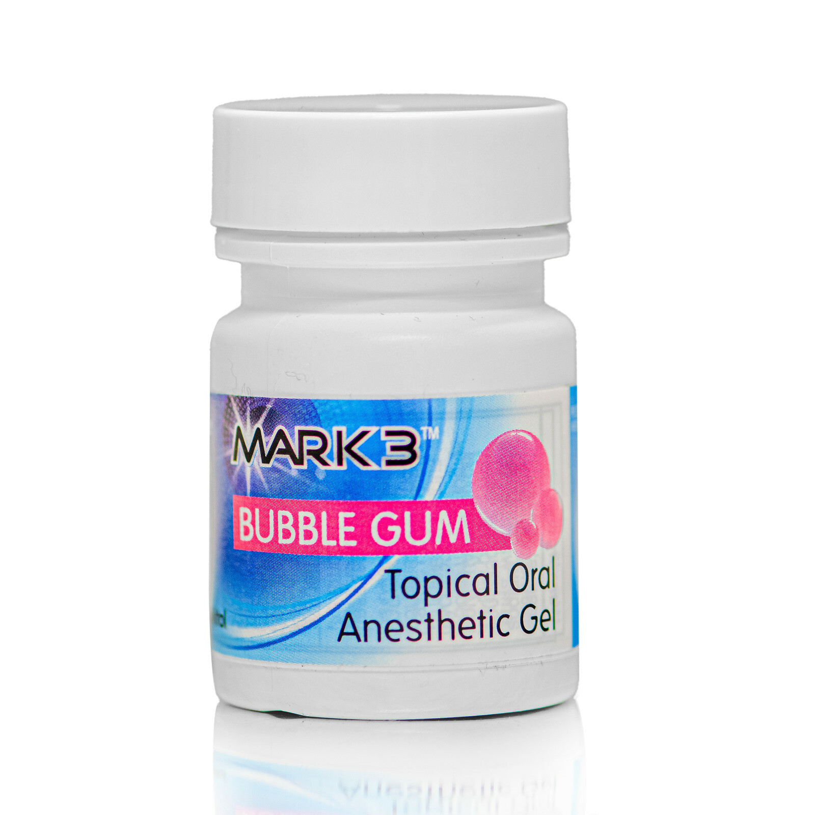 Mark3 Dental Topical Anesthetic Gel 20% Benzocaine 1oz Jar Made in USA 6 Flavors