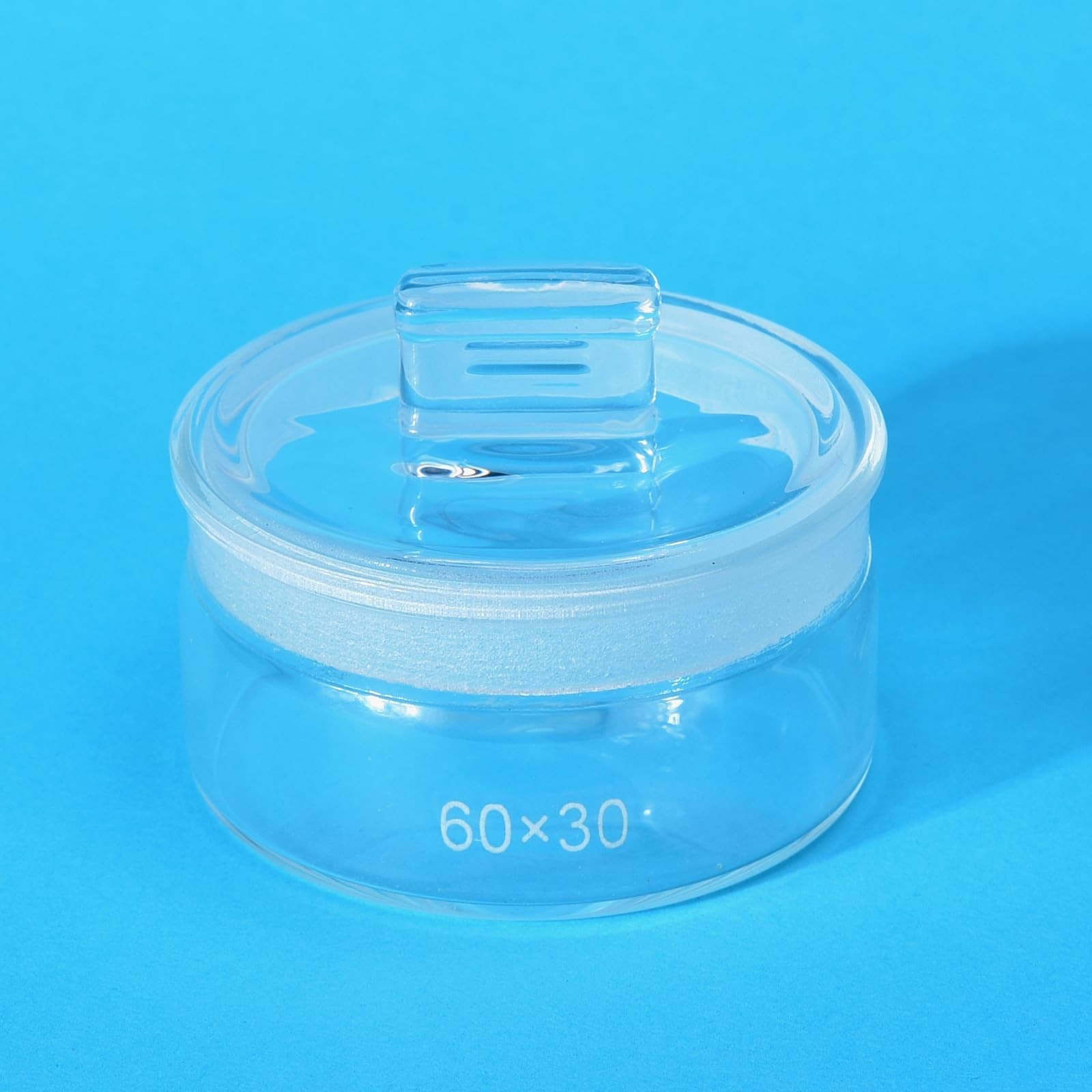 Glass Weighing Bottle Low Form Transparent Laboratory Storage Flask for Hygro…