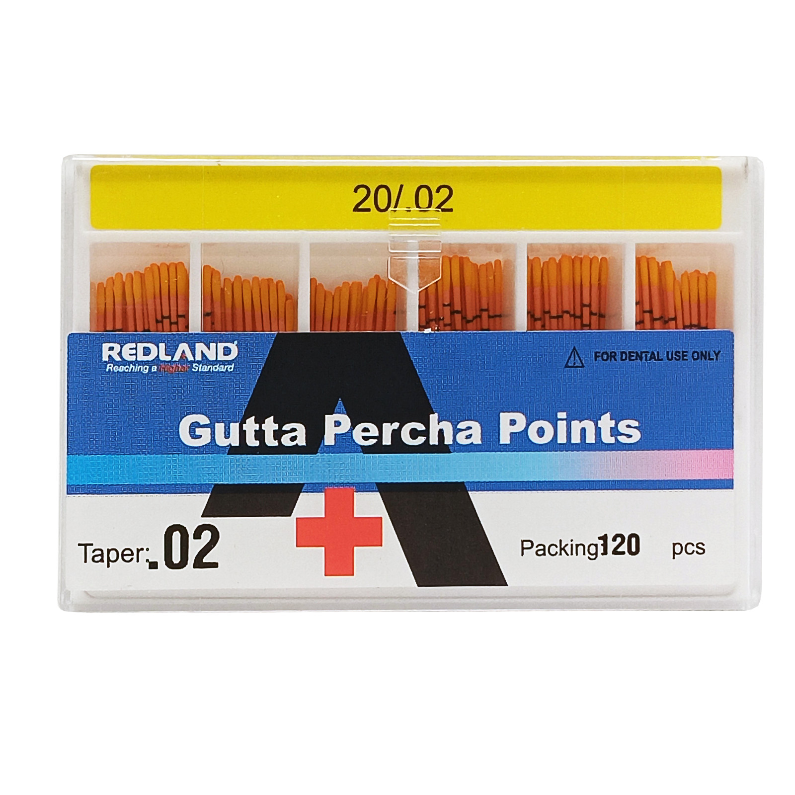 REDLAND MM Marked Endodontic Gutta Percha Point .02/.04/.06 Taper All Size 15-40