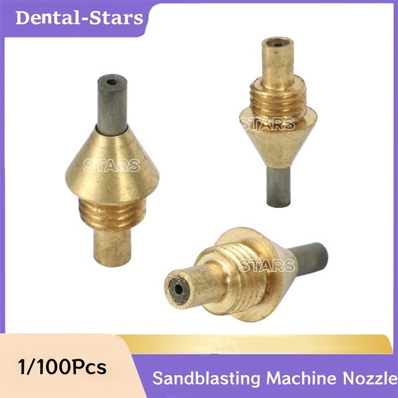 1Pcs Dental Lab Brass Sandblasting Machine Blaster Pen Nozzle Tip Tungsten Steel