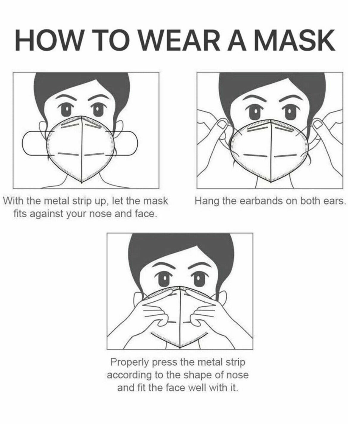10/50 Pcs Black KN95 Protective 5 Layer Kids Face Mask BFE 95% Disposable Masks