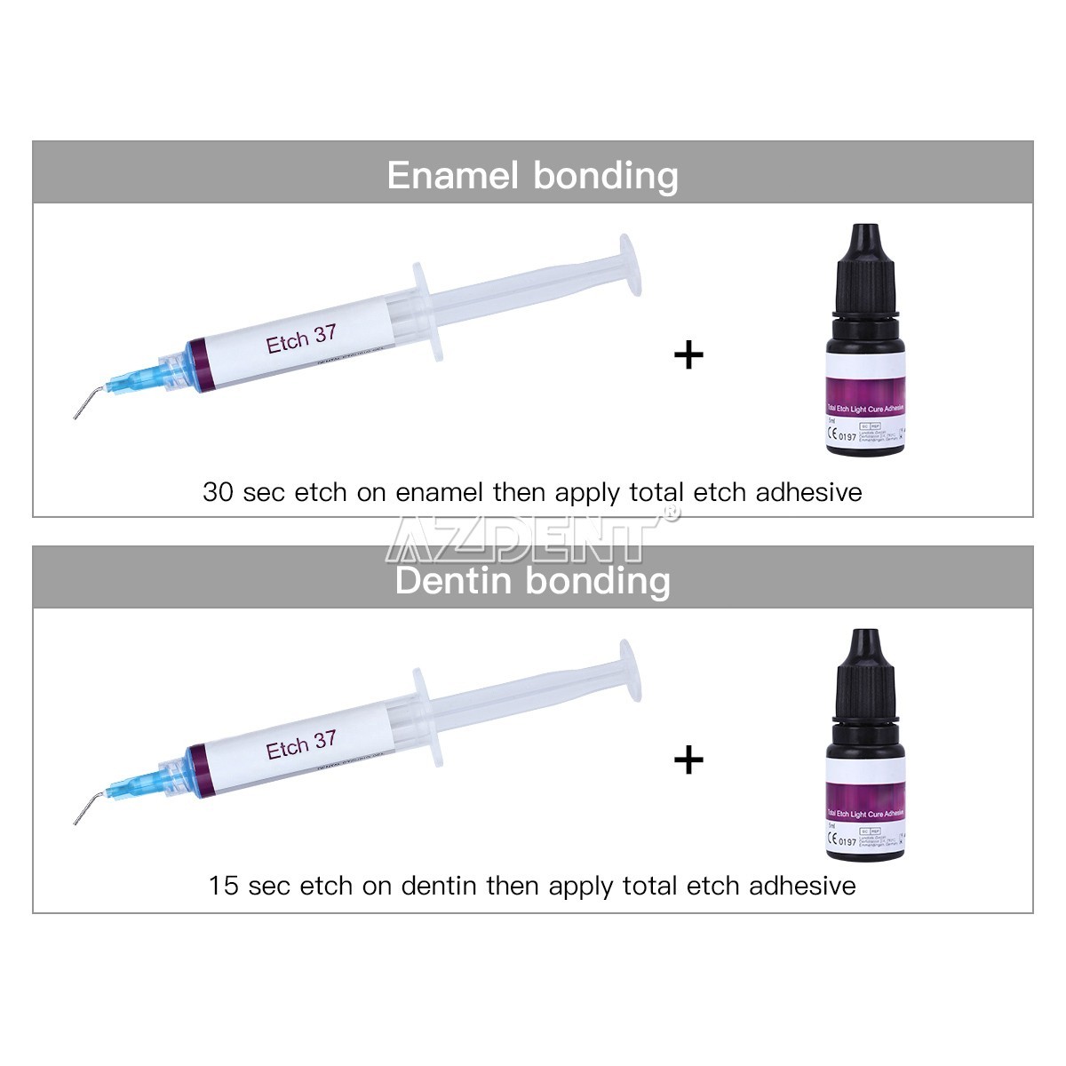 Dental Light Cure Flowable Composite Resin/Acid Etching Gel/Bonding Adhesive