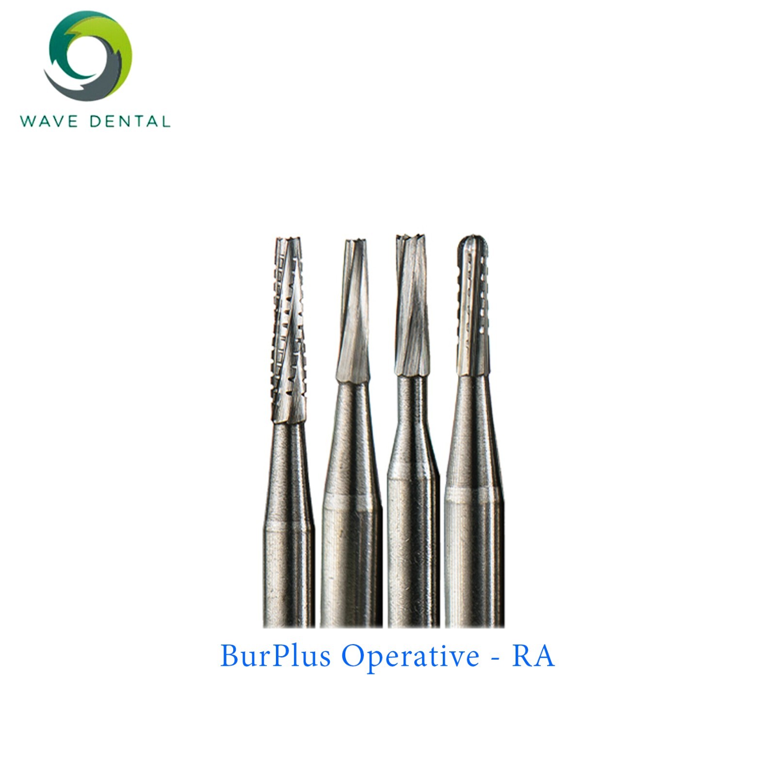 10Pcs US WAVE Dental Bur Round Latch RA/FG 1.6mm/HP Surgical Burs Low/High Speed