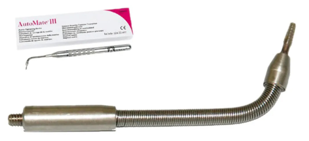COMPLETE AUTOMATRIX AUTOMATE III TIGHTENING DEVICE 1 Handle 3 Shaft DENTSPLY