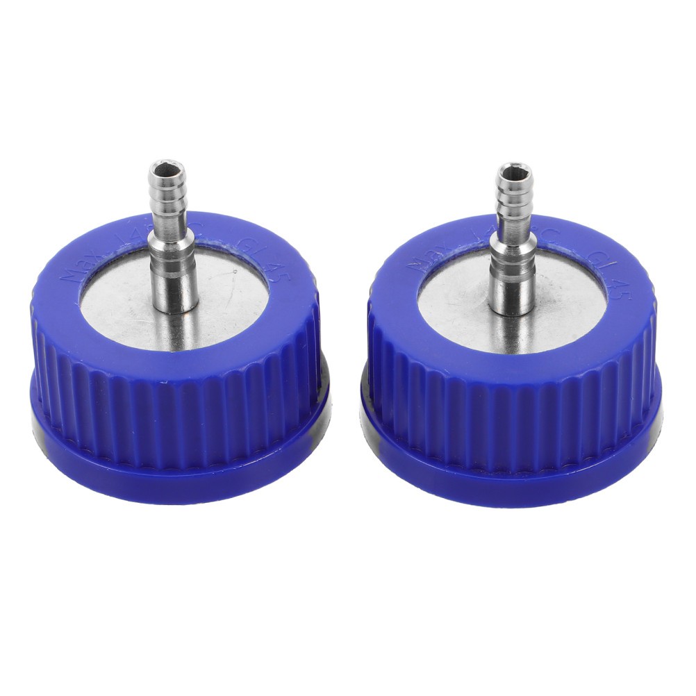 2 Pcs Gl45 Mobile Phase Cap Scientific Glass Bottle Lab Chromatography