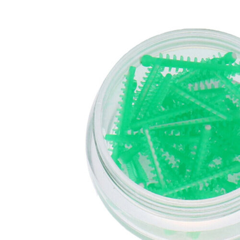 40Pcs/Pack Dental Plastic Adaptive Wedges Orange&Green In Dental Consumables