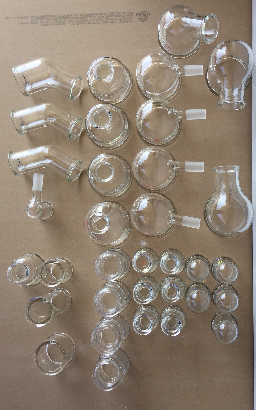 Prism Research Glass/Unknown Brand Lot of Glassware Assorted Sizes/Types
