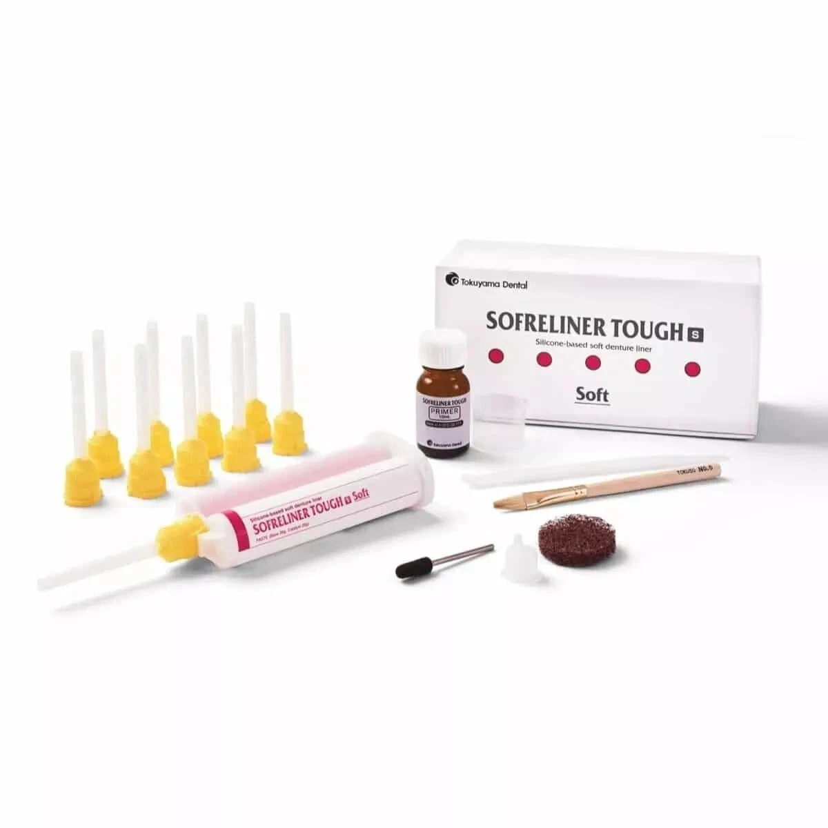 Tokuyama Sofreliner Tough Chairside Soft Denture Liner Kit Free Shipping