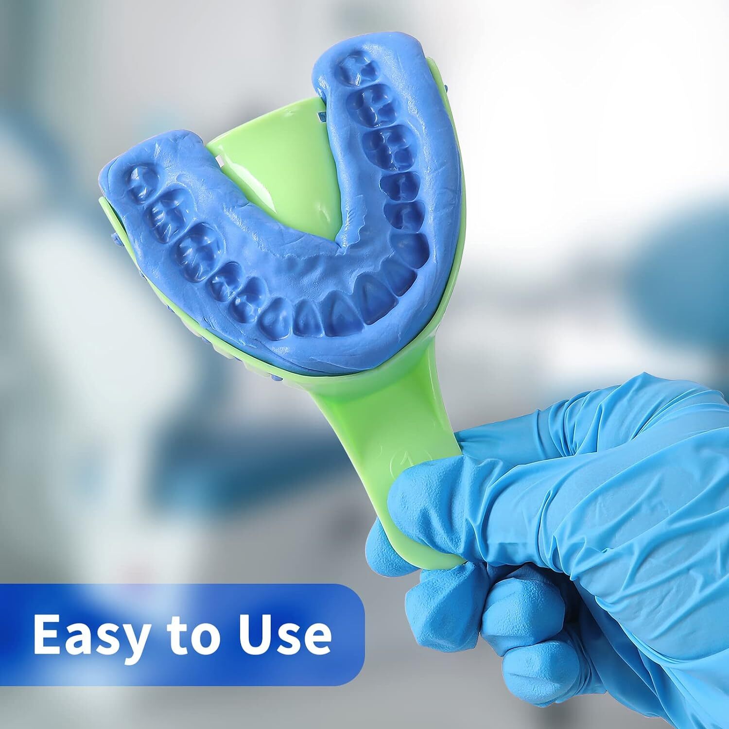 JMU Dental Impression Trays Perforated Plastic Multiple(Choose Size &Qty) 12/Bag