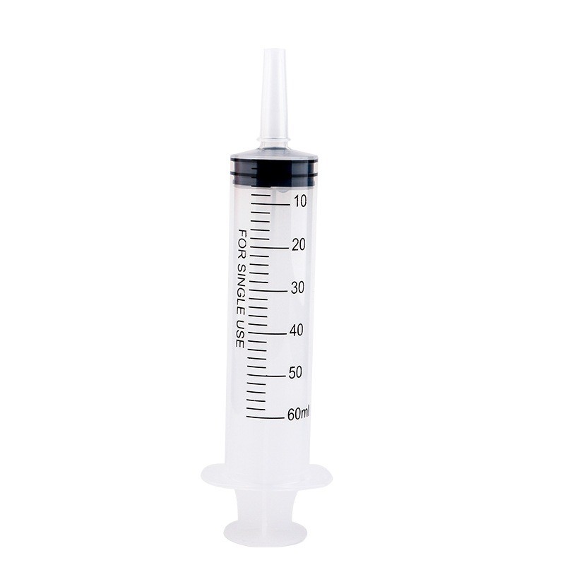 60-350ML Reusable Big Large Plastic Hydroponics Nutrient Measuring Syringe