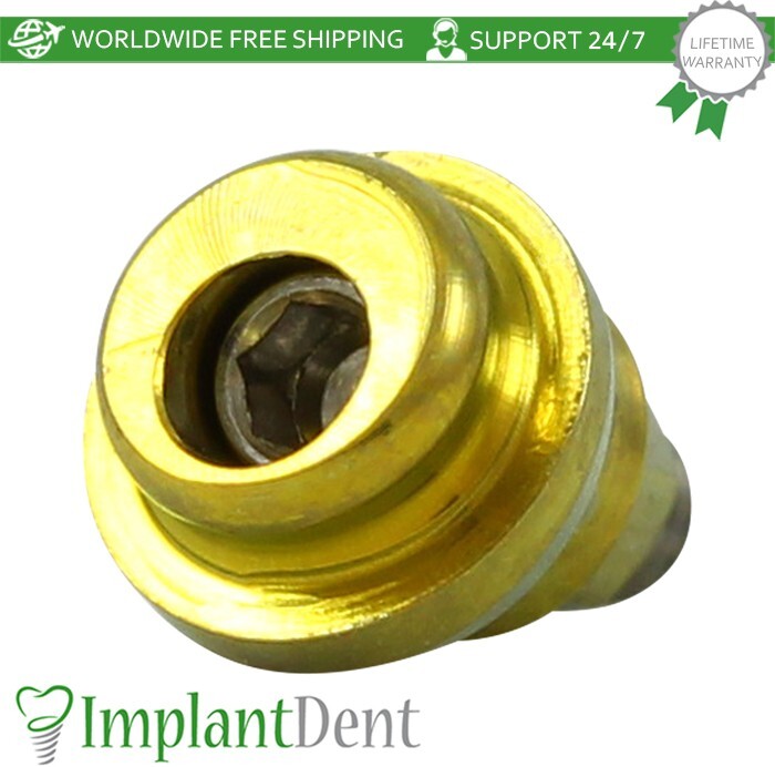 2x Angulated 30° Lokator Titanium Attachment Dental Int Hex Connection 2.42mm