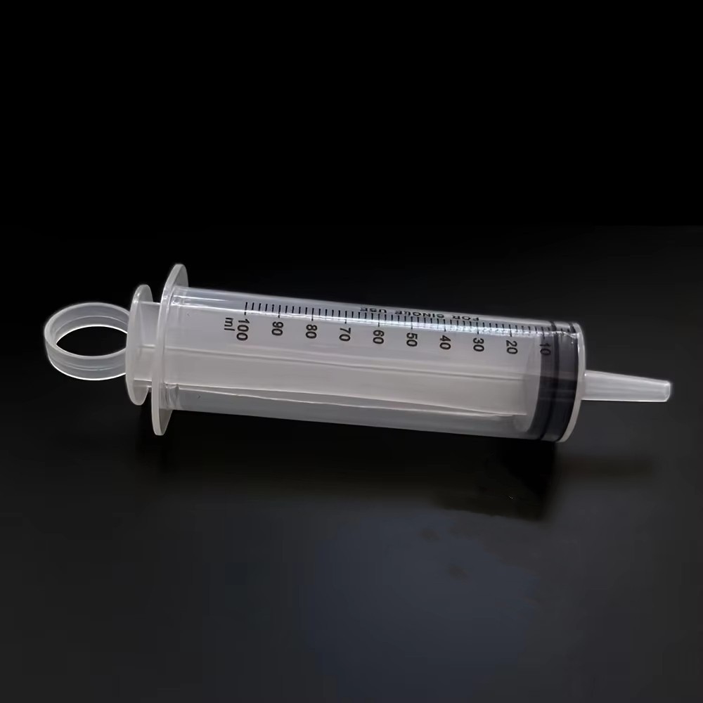 60-350ML Reusable Big Large Plastic Hydroponics Nutrient Measuring Syringe