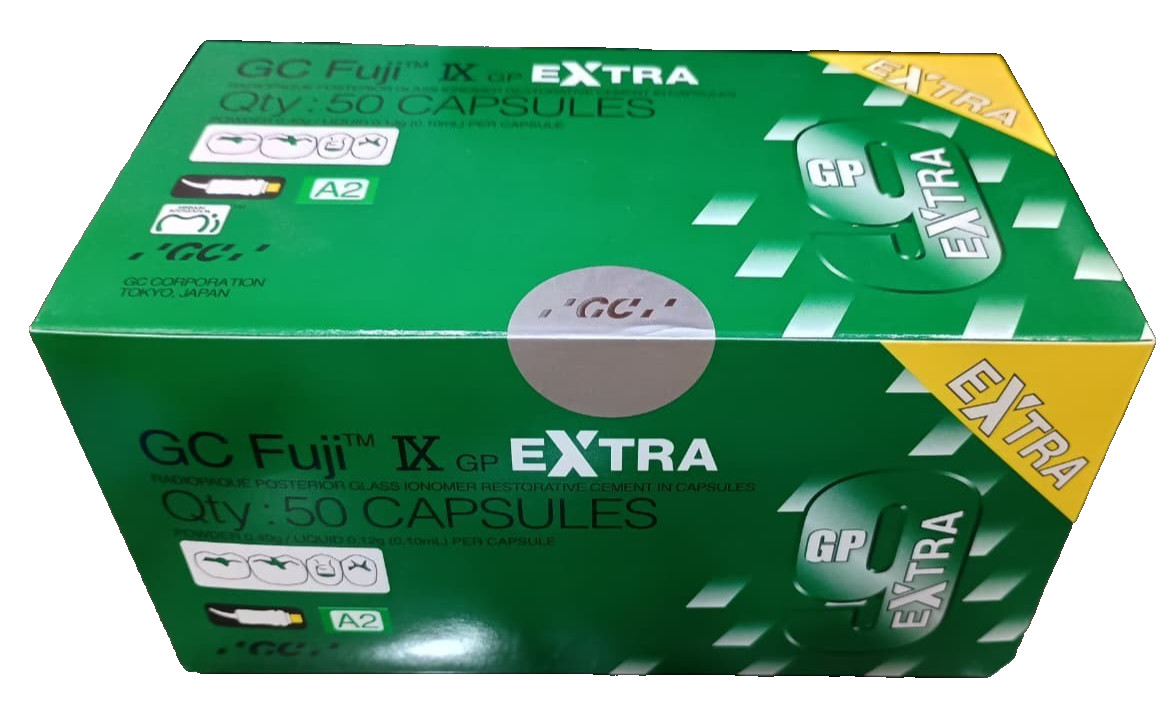 GC Fuji IX GP Extra Capsules A2 Shade 50 Pack Dental Cement Free Shipping