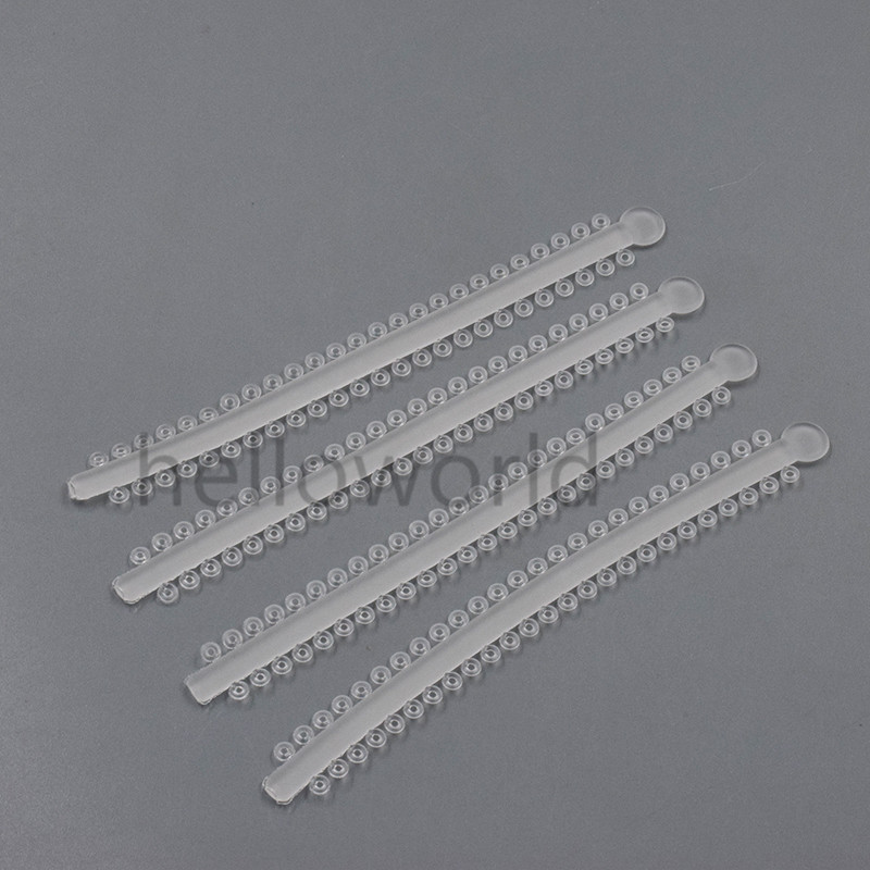 Dental Orthodontic Ligature Ties 1000pcs/pack White High Elasticity High Rebound