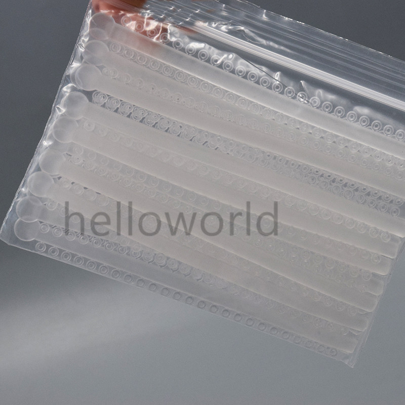 Dental Orthodontic Ligature Ties 1000pcs/pack White High Elasticity High Rebound