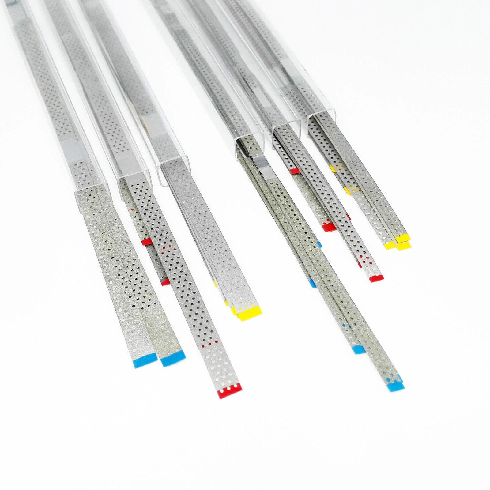 5 Pcs/Pack Orthodontic Dental Stainless Steel Polishing Finishing Fine IPR Strip