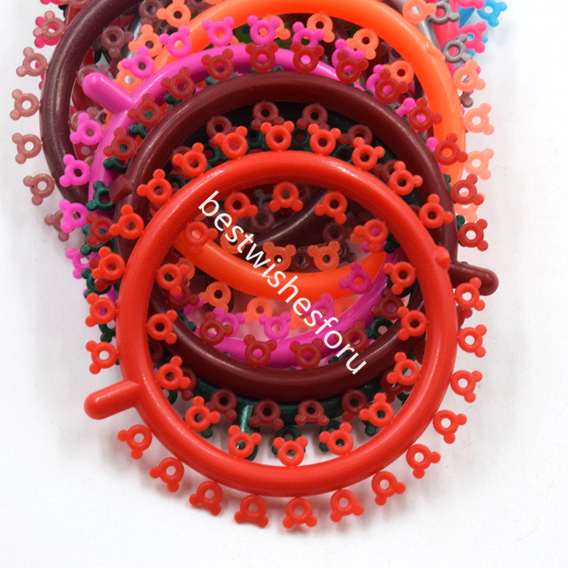 1000 Pcs Dental Orthodontic Elastic Rubber Multi-Colored Cartoon Ligature Tie