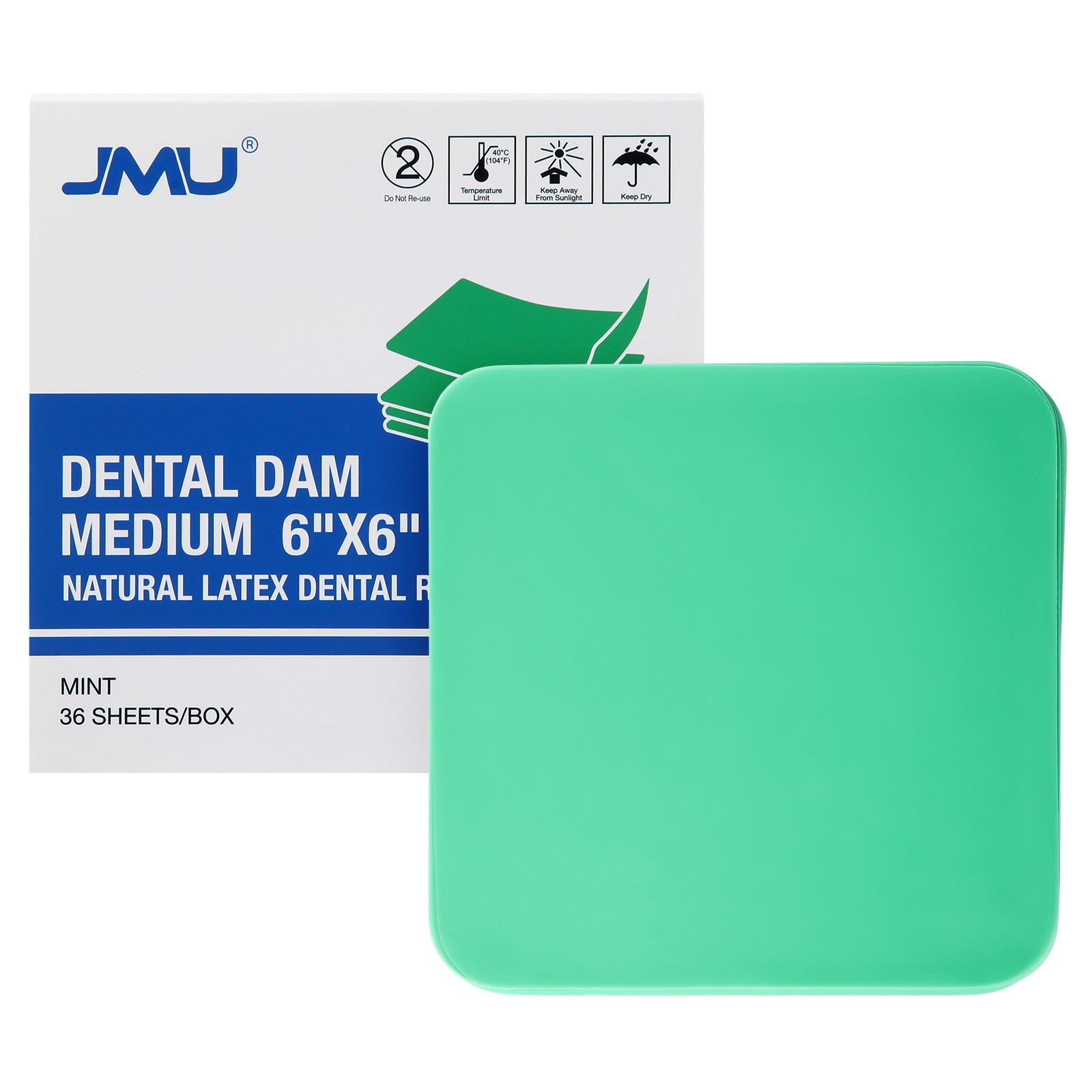 JMU Natural Latex Rubber Dam Dental DIFFERENT COLORS & SIZES & Flavours