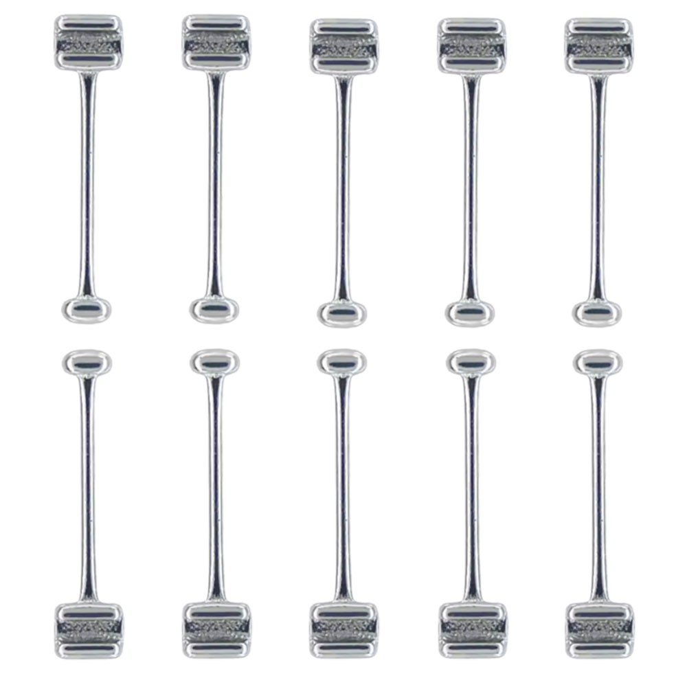Dental Orthodontic Crimpable Hook Long/Medium/Short Stainless Steel 10pcs/pack